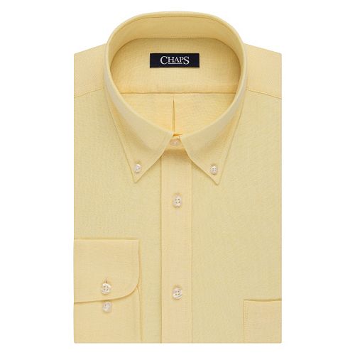 Adapted Long Sleeve Shirt with Button Down Collar